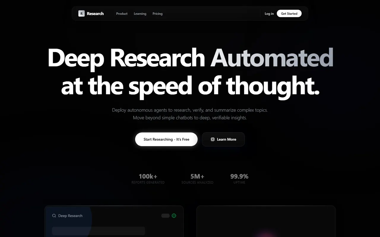 AI Research Assistant - Project Screenshot